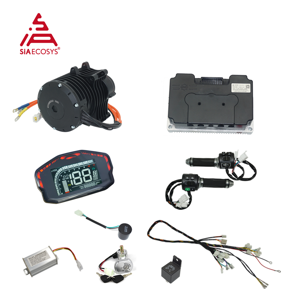 Mid Drive Motor Kit 72V 3000W - QS 모터 138, 3000W, V3, 최대
