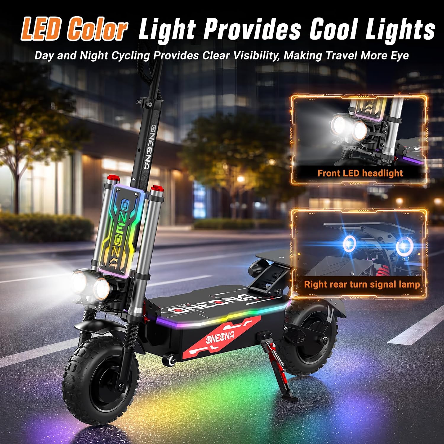 ONEONA GT8, 성인용 접이식 전기 오프로드 스쿠 - 60V 5600W Dual Motor Electric Scooter 리뷰 및 가격